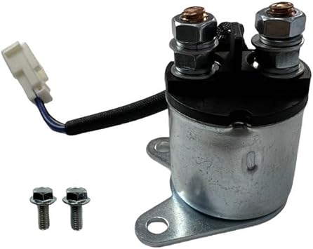 Engine Starter Solenoid & Bolts for Predator 5000-Watt Dual-Fuel Inverter Generator Compatible with SKU 71367, 70143