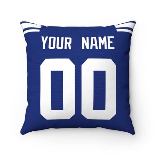Image of ANTKING Throw Pillow 2 Pack Custom Any Name and Number Personalized Gift for Men Women Boys