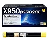 DTGTEX X950 Toner Cartridge Compatible for Lexmark X950 X950X2KG X950X2CG X950X2MG X950X2YG Toner Cartridges for Lexmark X950 X952 X954 X950de X952dte X954dhe Printers Yellow