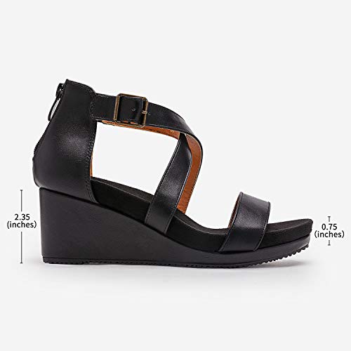 Image of DREAM PAIRS Women's Wedge Platform Summer Sandals