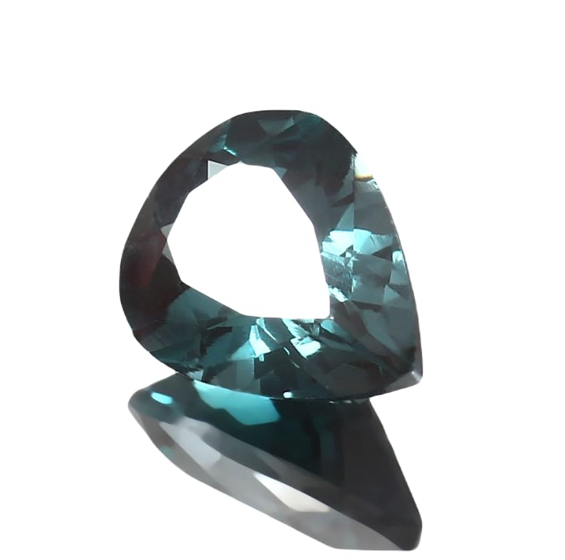 Tourmaline indicolite naturelle poire 14x10mm pour création de bijoux DIY