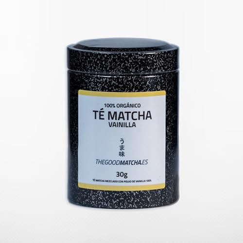 Té verde Matcha Sabor Vainilla - 100% orgánico (30 gramos)