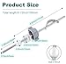FullMayPro Lavatory Pop-Up Center Piece Assembly,Pop-Up Drain Repair Kit,Fits Most Popular Brands,Replacement Bathroom Sink Pivot Rod,15MM Ball, Chrome（2PCS）