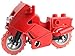 Jilibaba DIY Assemblaggio Moto Modello di Costruzione Blocchi 3D Puzzle Giocattolo Educativo Set Un Tipo Rosso