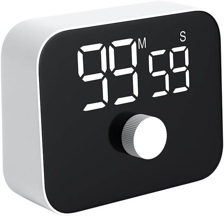 Mute LED Rotating Timer to Remind Students to Do Exercises Kitchen Cooking Time Manager
