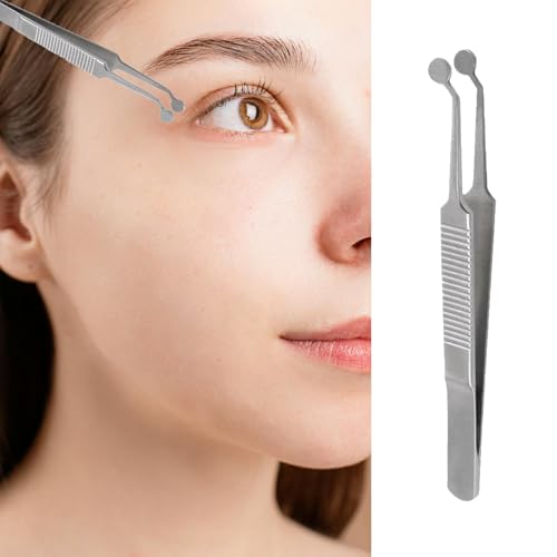 Pinzas expresoras de glándulas de Meibomio con punta redonda para ojos secos 6