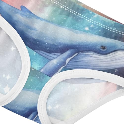 Funny Toddler Girls Underwear 2t Cotton Little Girl Panties Galaxy Whales Rainbow Briefs Kids Undies4