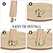 HUTLON Leg Mounting Plates, Furniture Leg Attachment Plates, 12 Degree Angled Metal Table Leg Mounting Hardware, Furniture Leg Mounting Brackets Industrial Strength T-Plate, 4 Pack