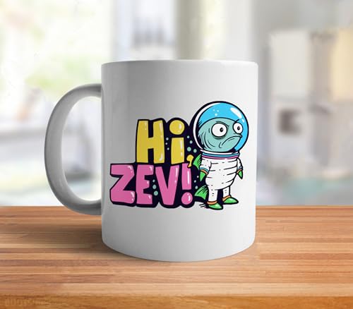 Taza de cerámica blanca 11oz BootsTees miniatura 2