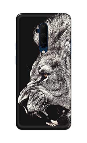 Image of Roaring Lion Hard Back Case Cover for OnePlus 7T Pro /OnePlus 7 Pro Back Cover -(J5) VNS2225