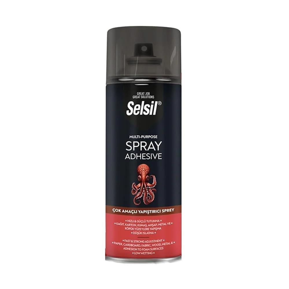 Selsil Cok Amacli Yapistirici Sprey