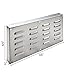 Skyflame Stainless Steel Cubic Venting Panel for Outdoor Masonry Fire Pits/Fireplaces and Kitchen Island 15-Inch by 6-1/2-Inch