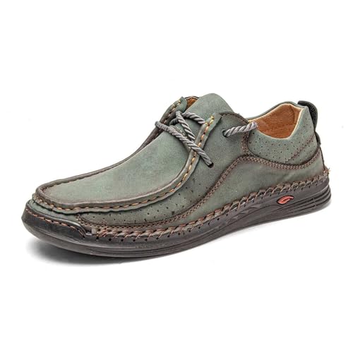 Chaussures décontractées pour hommes mocassins respirants en cuir confortable