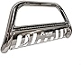 Future Trucks | Advance Series Bull Bar | with 25” LED Light and Skid Plate | 304 Polished Stainless-Steel Construction Chrome | Easy Bolt-On Installation | Fits Toyota Tundra (2007-2021)