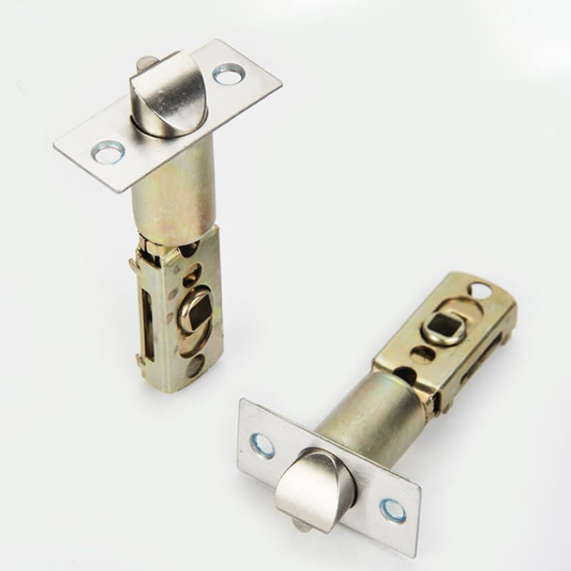 1PCS Adjustable Deadlatch 2-3/8'' or 2-3/4'', Keyed Entry Door Lock Replacement Latch and Strike,Smart Door Lock Deadlatch,Inner Door Handles Universal Replacement Part