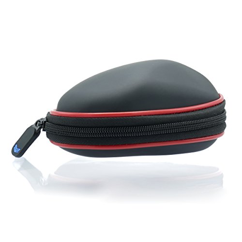 Logitech MX Master/MX Master 2S/MX Master 3 Wireless Mouse Compact Travel Hard PU EVA Padded Protective Carry Case/Pouch/Cover by Saber (Black)