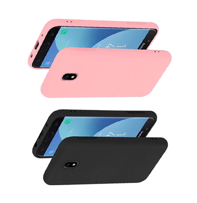 Custodia in silicone liquido compatibile con Samsung Galaxy J330, antiurto, antigraffio, con protezione completa, colore casuale OPW14