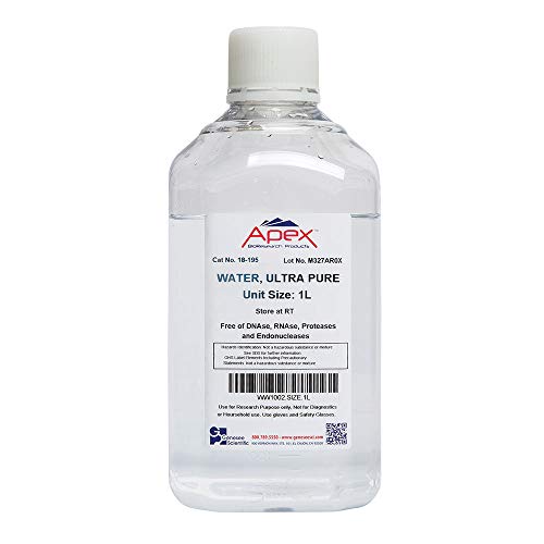 Water, Ultra Pure, Sterile, Molecular Biology Grade, 1000ml/Unit