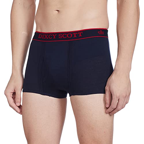 Image of Dixcy Scott Originals Swish Trunk | Short Trunks for Men | 100% Combed Cotton | Soft, Sweat-Absorbent Waistband | C-Open Front Men's Underwear | Elasticated Leg Grip Innerwear for Man | Pack of 2