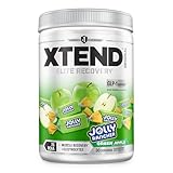 Xtend Original BCAA Powder, 7g BCAAs and 2.5g L-Glutamine for Muscle Recovery, Hydration, and Lean Muscle, Sugar Free Intra and Post Workout Drink with, Green Apple Jolly Rancher, 30 Servings