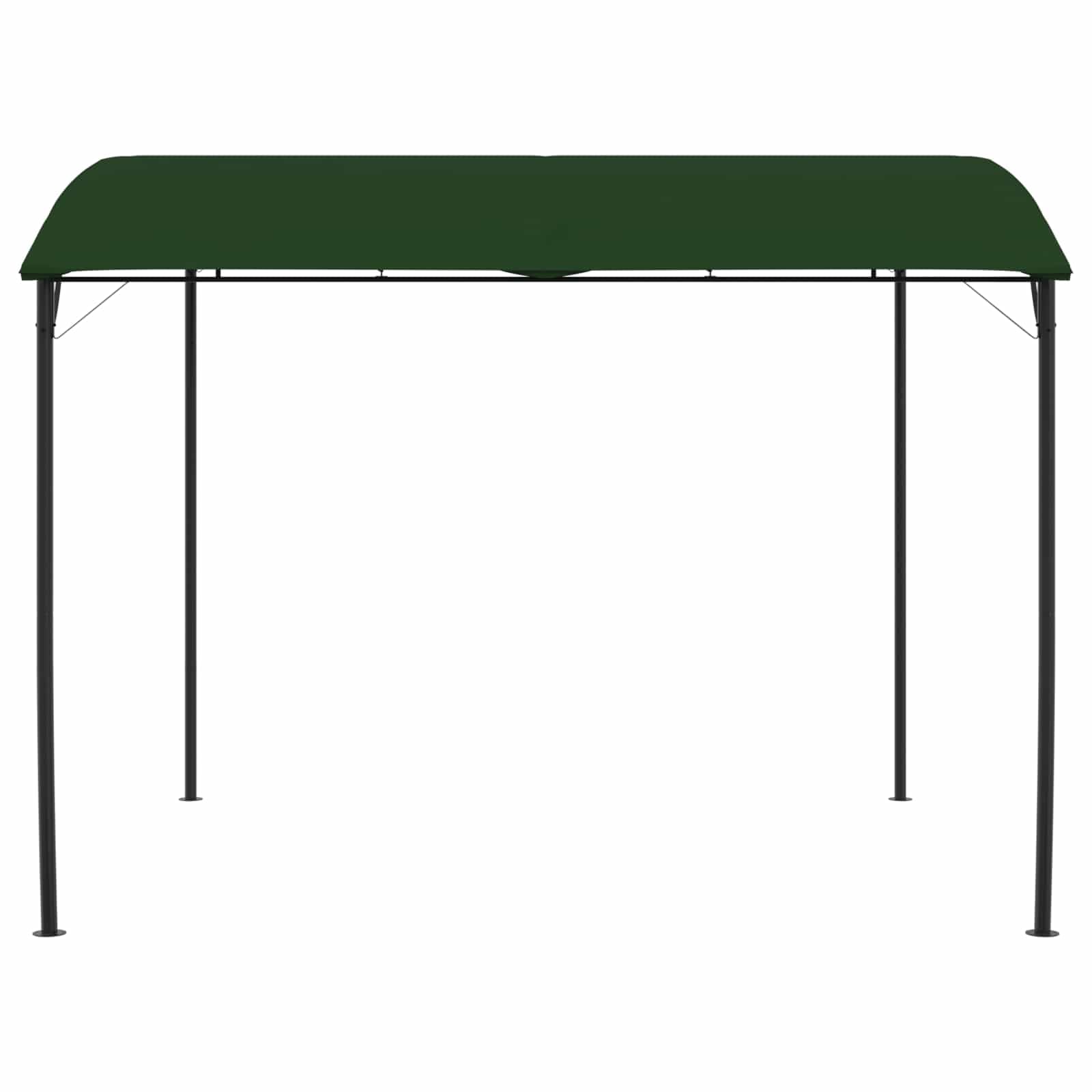 Tienda de campaña para jardín al aire libre (3 x 3 x 2,55 m), color verde, tela y aluminio 180, bandera de campamento, boda, fiesta, mercado, playa