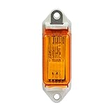 Blazer International B486A Mini Rectangular Side Clearance Marker Light, Amber