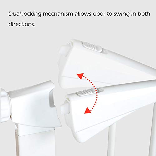 Barrière de sécurité pour escalier et animaux grille extensible - 5