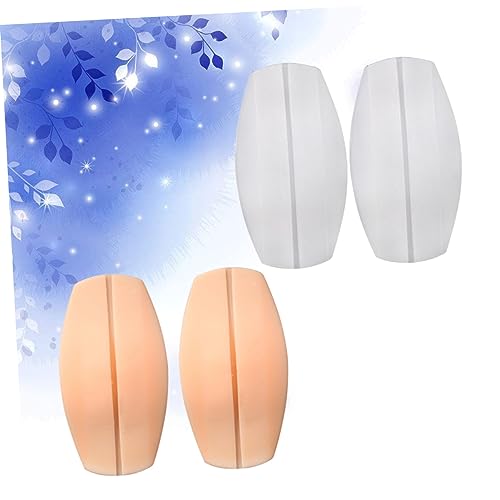 HONMEET 2 Pares Ombreiras Femininas Potenciador De Ombro Top Ombreira Suporte De Silicone Alças De O