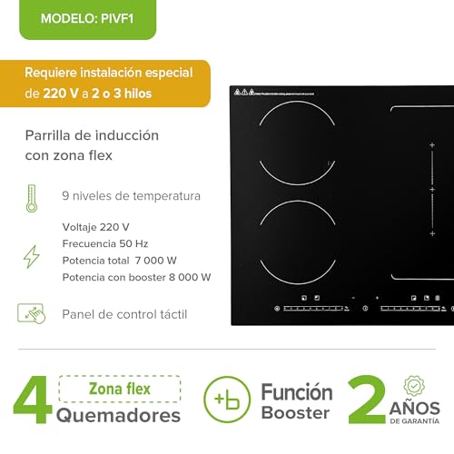 Parrilla eléctrica de 4 quemadores 30 Imagen adicional