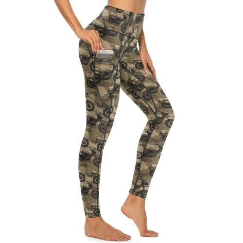 Legging de yoga vert camouflage pour vos séances de sport en salle