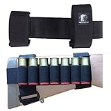 Tactical Pro Sports 7 Round Tactical Shotgun Stock Shell Holder Ammo Carrier Hunting Pouch Strip