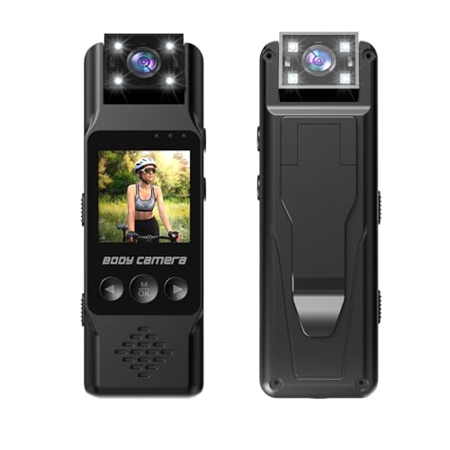 Andoer 4K Körperkamera QTD3395 Bodycam