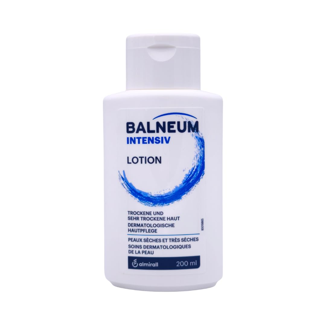 Balneum Intensiv Lotion 200 ml I Körperlotion für trockene & sehr trockene Haut I mit Urea, Ceramiden & Lipiden I feuchtigkeitsspendend & rückfettend I inkl. Pharma Perle Duschgel (3x)