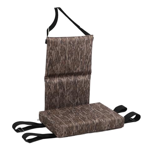 Zerodis Seat Cushion, Foldable Tree Seat Adjustable Treestand Chair Cushion for Ice Fishing Hiking Camping (900DBL)