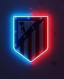 SOLOLED Escudo regalos Atlético de Madrid Letrero LED Decorativo, liga...