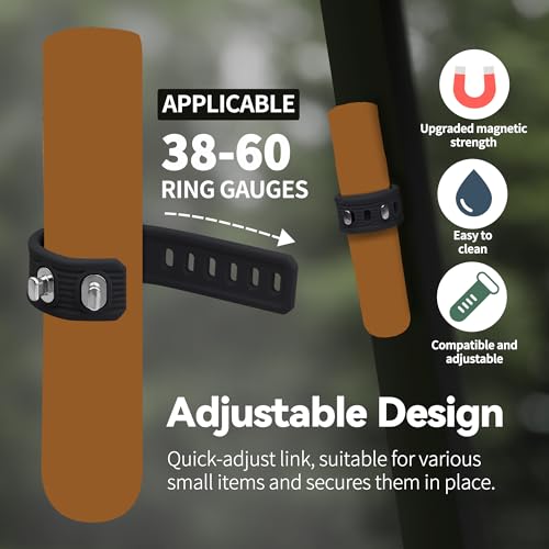 Golf Cart Accessories - Fits 38 to 60 Ring Gauge - Convenient Magnetic Holder with Magnetic and Adjustable Design - Fit for Golfing, Grilling, Fishing, Travel, and Outdoor Adventures - Image 3