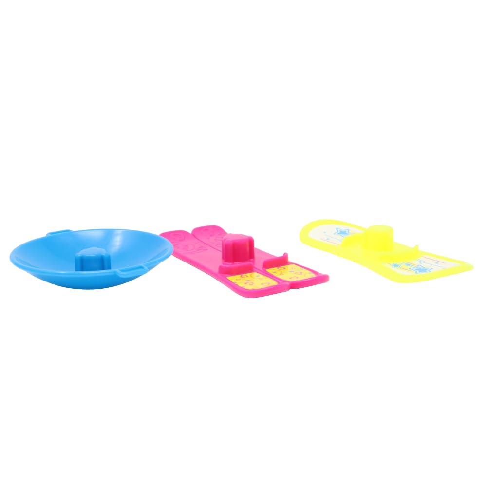 Fisher-Price Ersatzteile für Sammlerstück Little People Family Fun Winter Schnee Urlaub Weihnachten Spielset DGF96 - Ersatz Snowboard, Ski und Schlitten