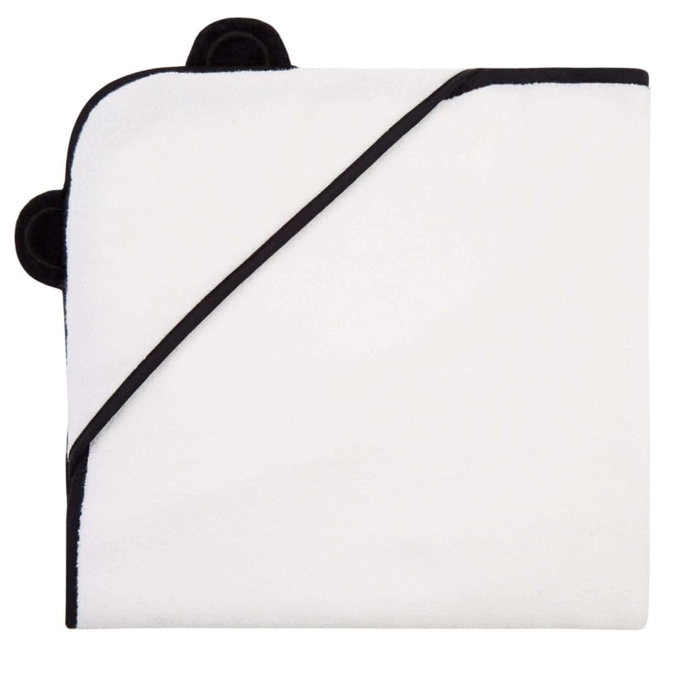 Panda® Kids Bamboo Hooded Towel 90 x 90 cm | Cute Ears | Super Soft Fabric | Gentle on Skin | Highly Absorbent & Quick-Dry Bath Towel | Naturally Odour Resistant | Ideal for Bath, Beach or Pool