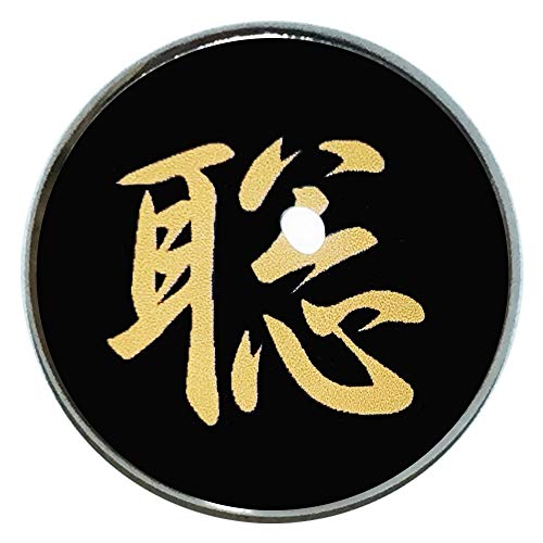 ピンバッジ 名前 漢字 聡 文字 ピンバッチ 直径20mm