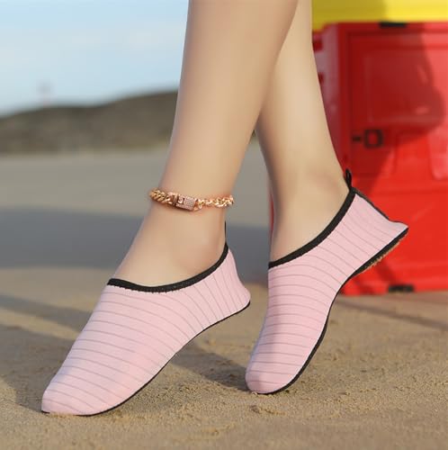 Water Shoes for Women Men Slip-on Quick-Dry Barefoot Aqua Socks for Swim Beach Pool Surf River Boating Yoga Exercise2