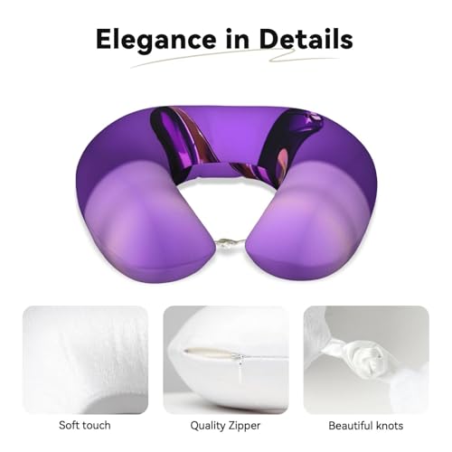 Almohada de poliéster para cuello tamaño único negra miniatura 4