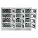 Cellphone Charging Station, 12 Slots Cellphone Locker with Combination Lock Phones Storage Pocket with 3 in 1 Charging Ports for Most Phones, for Office Classroom Conference Rooms
