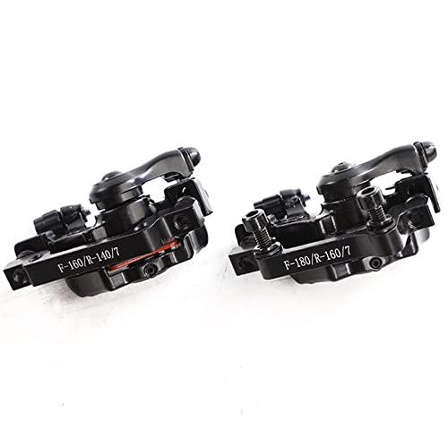 RNXRZANK 4X Bike Disc Caliper Mountain Road Front/Rear Calipers Black Front