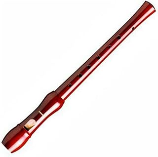 9550 2 Piece C Key Wooden Soprano Recorder - Dark Pearwood