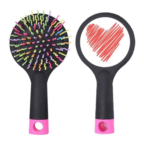 Brosse à cheveux démêlante cœur graffiti dans votre routine coiffure nomade