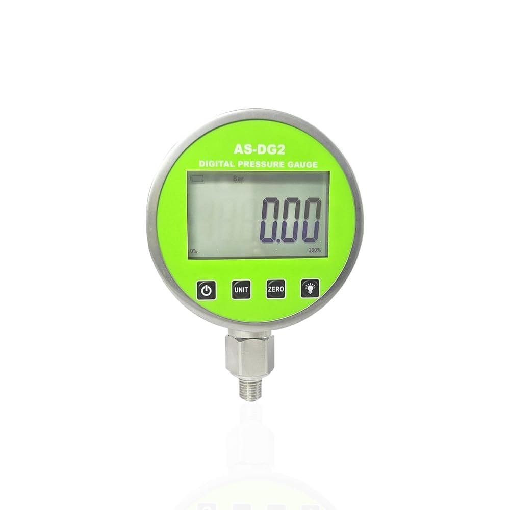 Digital Pressure Gauge | 4" LCD Display Multi-Unit Selection | Peak Recording | Gas, Liquid, Oil Measurement | Model: Industrial & Laboratory Applications Ace-AI-DPG (-1 to 25 Bar / -145 to 362 PSI)-picture-37