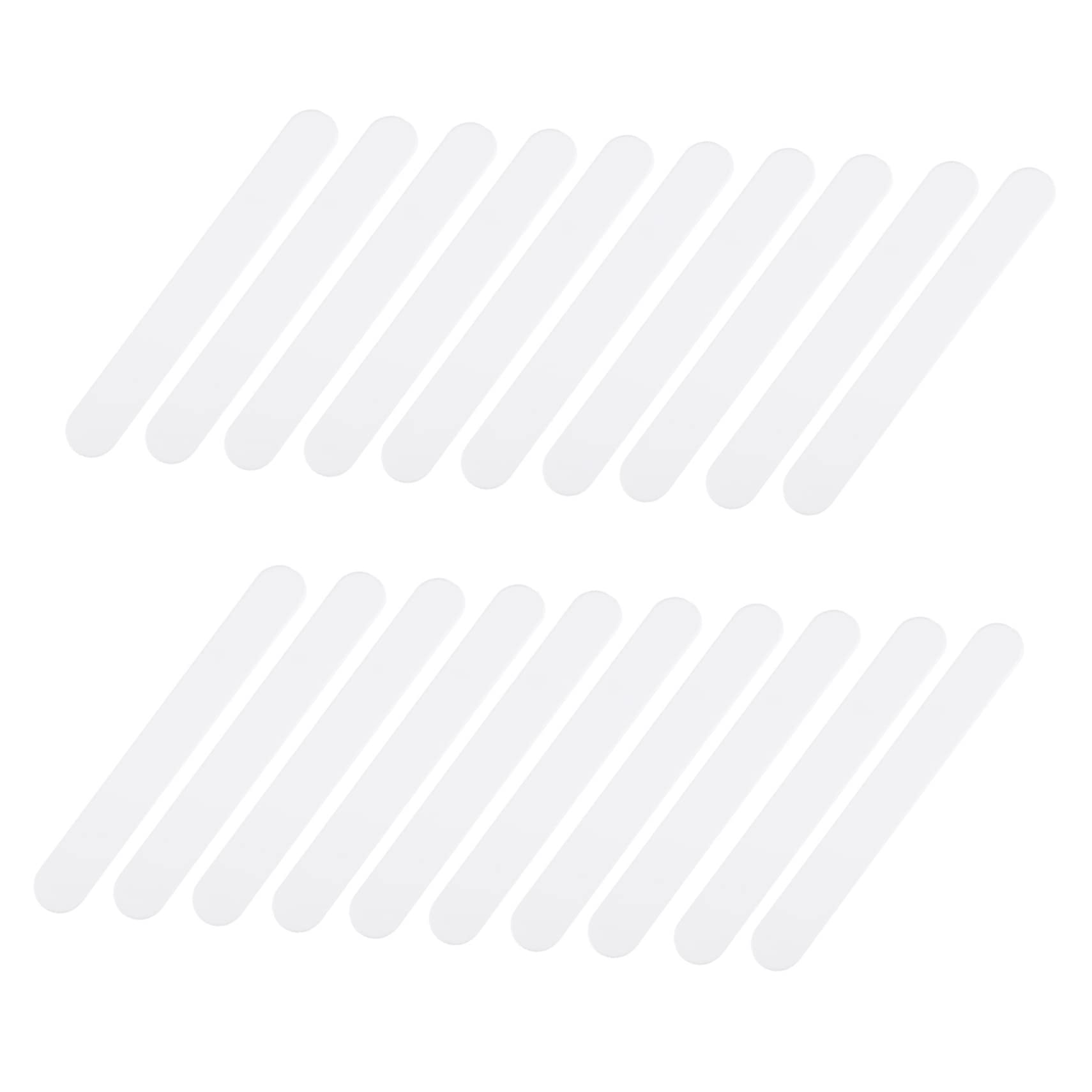 HAWILLOSCH Pp Stirring Rod 20pcs Tongue Depressors Ergonomic Design for Clinical Use