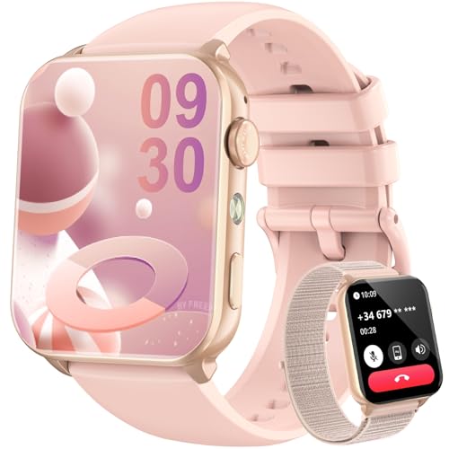 Blackview Smart Watch for Women, 1.91" HD Fitness Watch with LED Flashlight, Heart Rate SpO2 Sleep Stress Monitor, 120+ Sports Modes, Waterproof Step Counter, Bluetooth Call Smartwatch for iOS Android