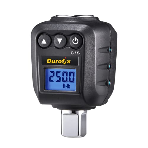 Durofix RM602-4A (25 to 250 ft-lbs.) Digital Torque Adapter with Buzzer and LED Flash Notification ISO 6789 Standards with Certificate of Calibration