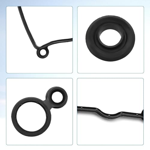 Image of VS50906R Engine Valve Cover Gasket Set | Fit for Jeep Cherokee Compass Renegade for Dodge Dart for Chrysler 200 for Ram ProMaster City for Fiat 500X 2013-2023 L4 2.4L